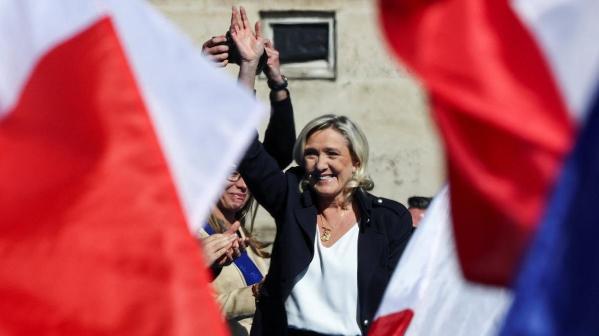 Protest für Le Pen in Frankreich: „Wenn es Luftbilder gibt, sind wir erledigt“, sagt ein Unterstützer