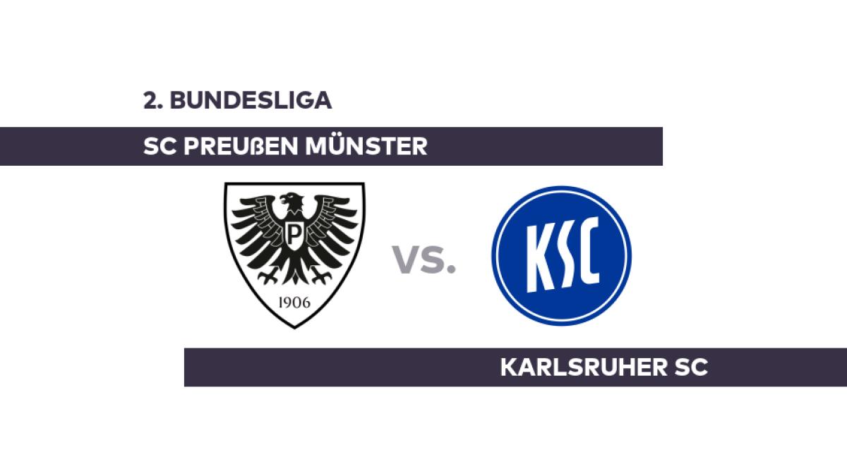 SC Preußen Münster - Karlsruher SC: Münster rettet einen Punkt - 2. Bundesliga