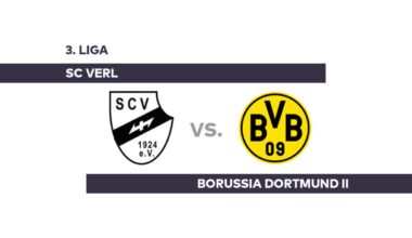 SC Verl - Borussia Dortmund II: Entgegengesetzte Formkurven - 3. Liga