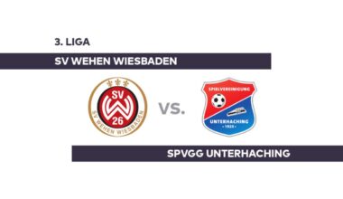 SV Wehen Wiesbaden - SpVgg Unterhaching: Wehen Wiesbaden stoppt Talfahrt - 3. Liga