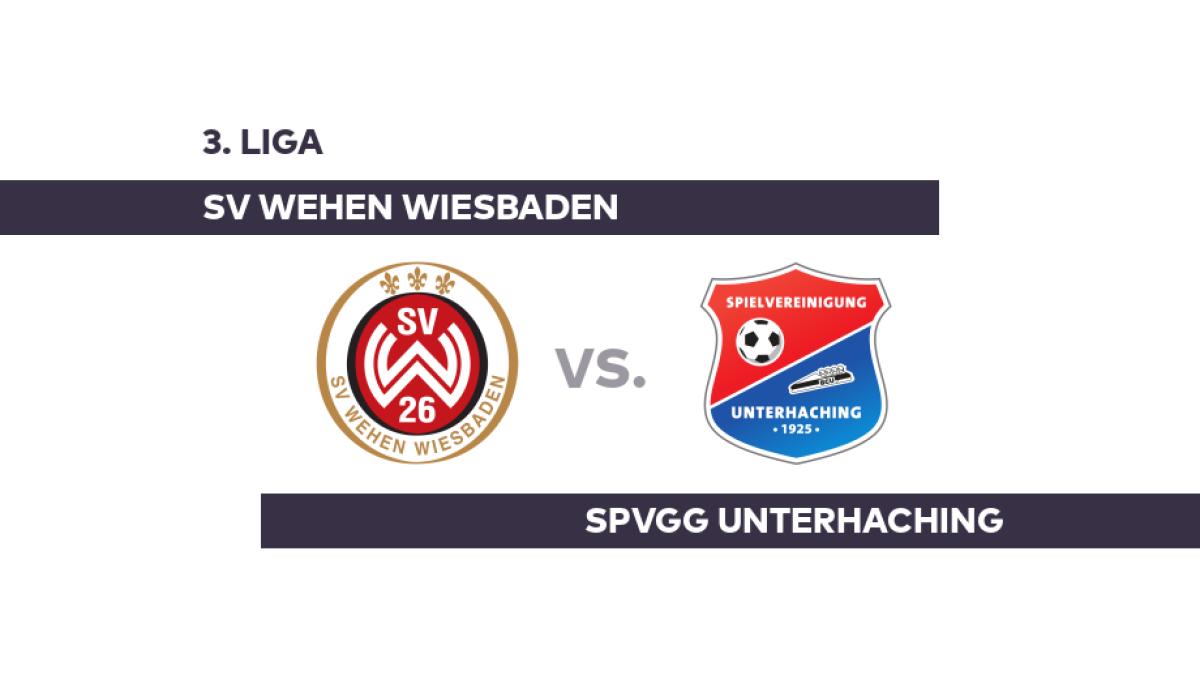 SV Wehen Wiesbaden - SpVgg Unterhaching: Wehen Wiesbaden stoppt Talfahrt - 3. Liga