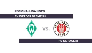 SV Werder Bremen II - FC St. Pauli II: Bremen II will oben dranbleiben - Regionalliga Nord