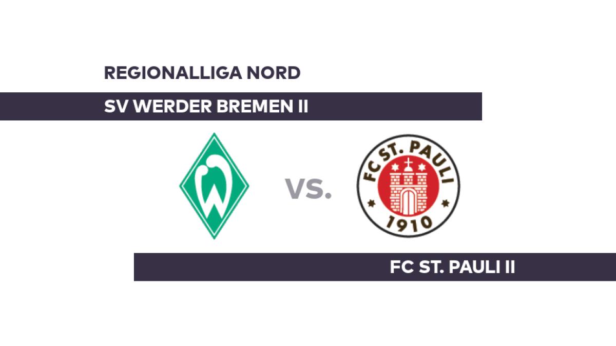 SV Werder Bremen II - FC St. Pauli II: Bremen II will oben dranbleiben - Regionalliga Nord