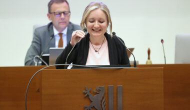 Susanne Scheidereiter im Stadtrat.