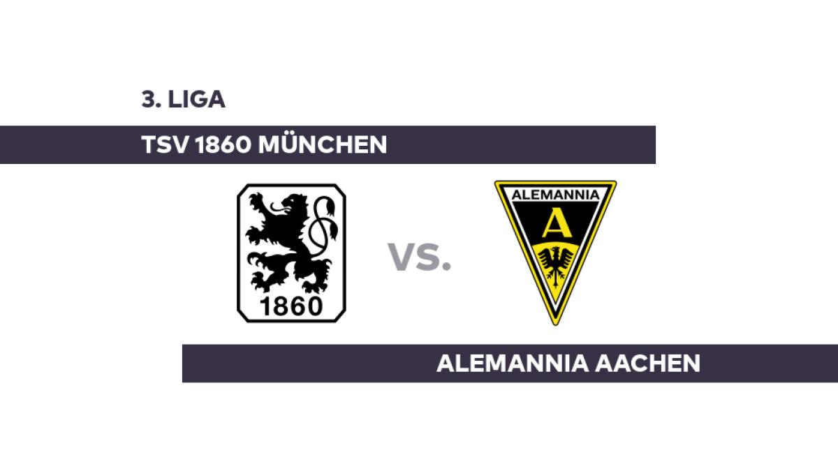 TSV 1860 München - Alemannia Aachen: Kurz vor Schluss: Philipp trifft zum Sieg - 3. Liga