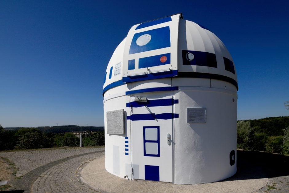Volkssternwarte Zweibrücken im R2-D2-Design
