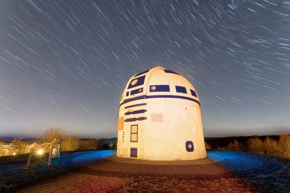 Volkssternwarte Zweibrücken im R2-D2-Design