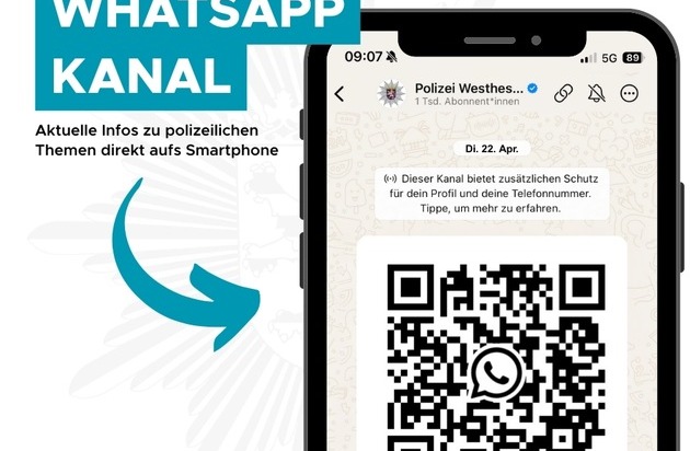 POL-WI: Polizeipräsidium Westhessen startet mit WhatsApp-Kanal!