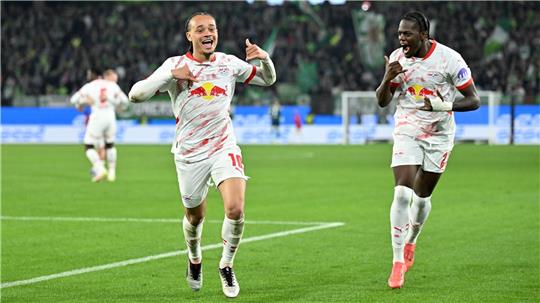 Leipzig siegt auch in Wolfsburg