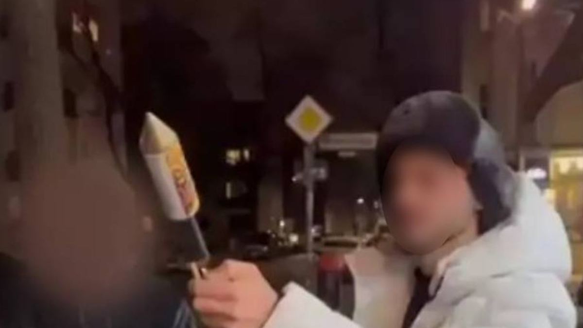 Screenshot aus dem inzwischen gelöschten Video, das der Influencer ins Netz gestellt hatte
