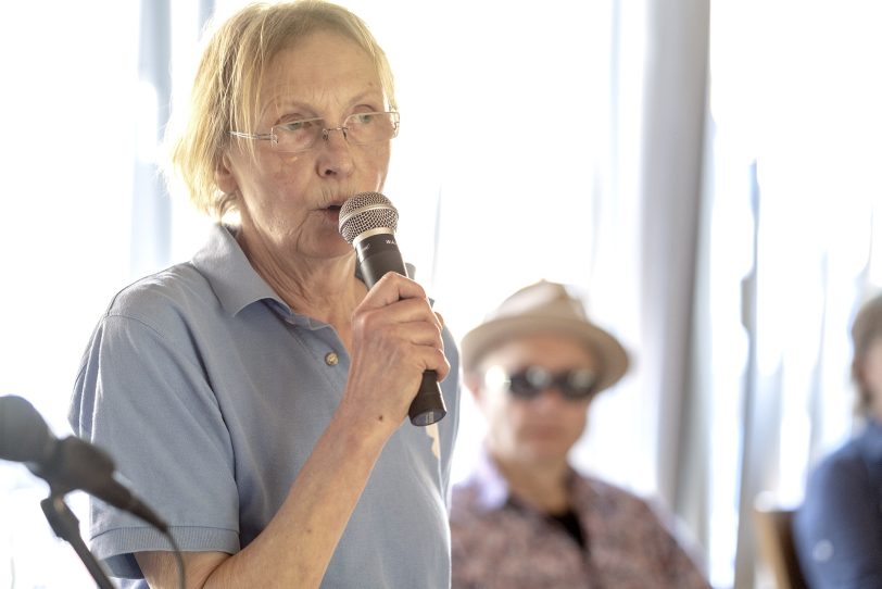 Edith Grams vom Herner Friedensforum.
