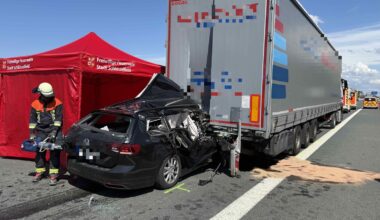 A3 Richtung Nürnberg nach tödlichem Unfall gesperrt