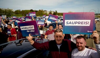 München: Uber-Fahrer protestieren gegen Festpreise - KVR sieht Regelverstöße - München