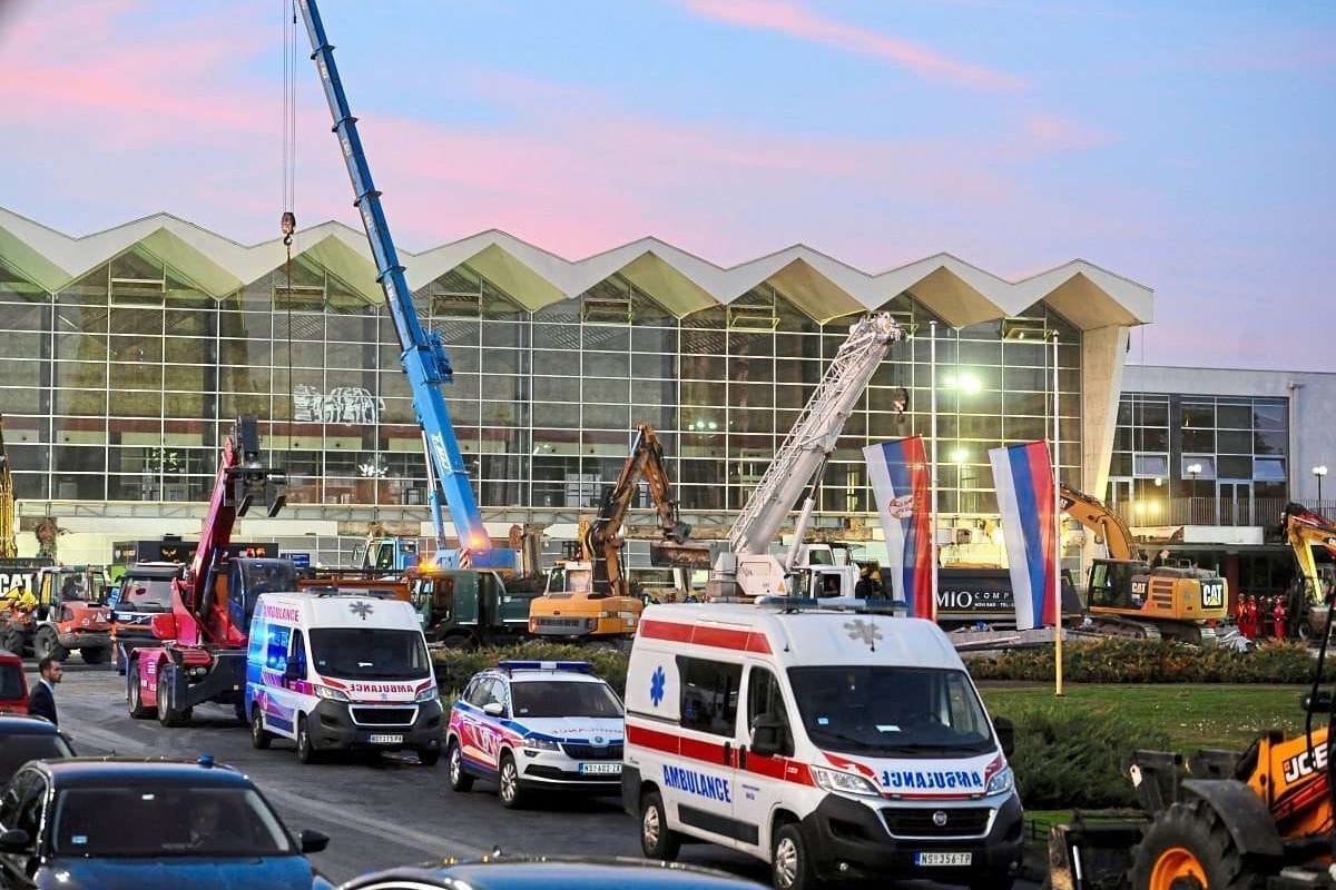 Beim Dacheinsturz des Bahnhofs Novi Sad kamen Anfang November 16 Menschen ums Leben.