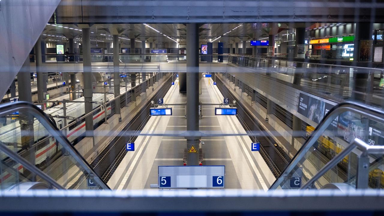 Tiefebene im Berliner Hauptbahnhof ist über Ostern gesperrt