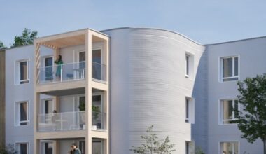 Reims, Frankreich - Plurial Novilia, eine Tochtergesellschaft der französischen Action Logement-Gru