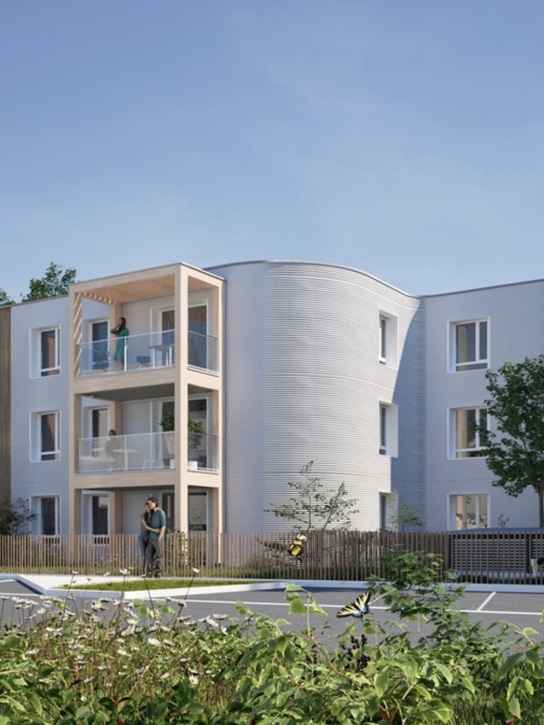 Reims, Frankreich - Plurial Novilia, eine Tochtergesellschaft der französischen Action Logement-Gru