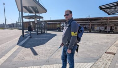 Wenn die Markierung gefährlich wird: Blindenleitsystem in Mittweida ist fehlerhaft
