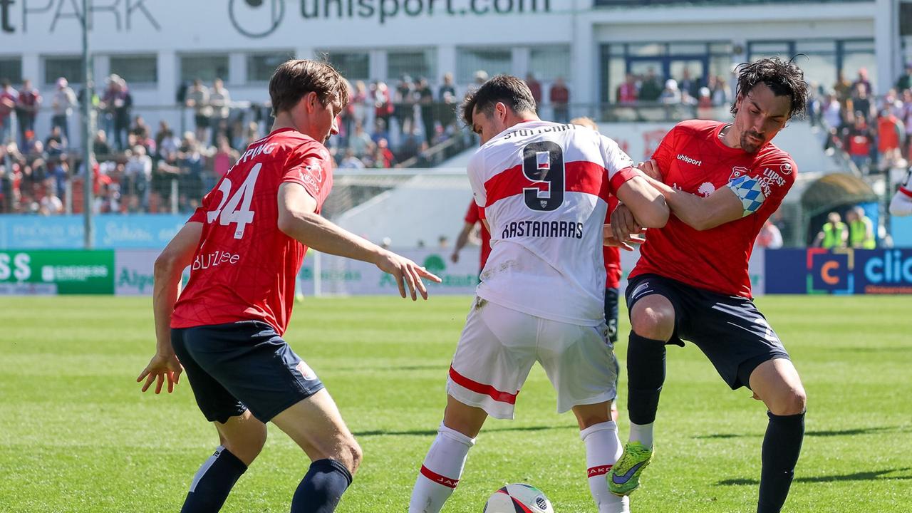 Drama pur in der 3. Liga: SpVgg Unterhaching rettet Punkt gegen Stuttgart