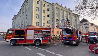Feuerwehr löscht Küchenbrand und brennenden Bitumenkocher in Dresden
