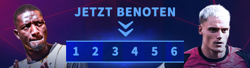 Jetzt Spielernoten abgeben!