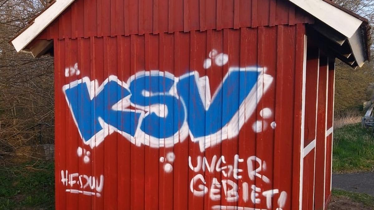 Graffiti Holstein Kiel: Polizei ermittelt in Neudorf-Bornstein