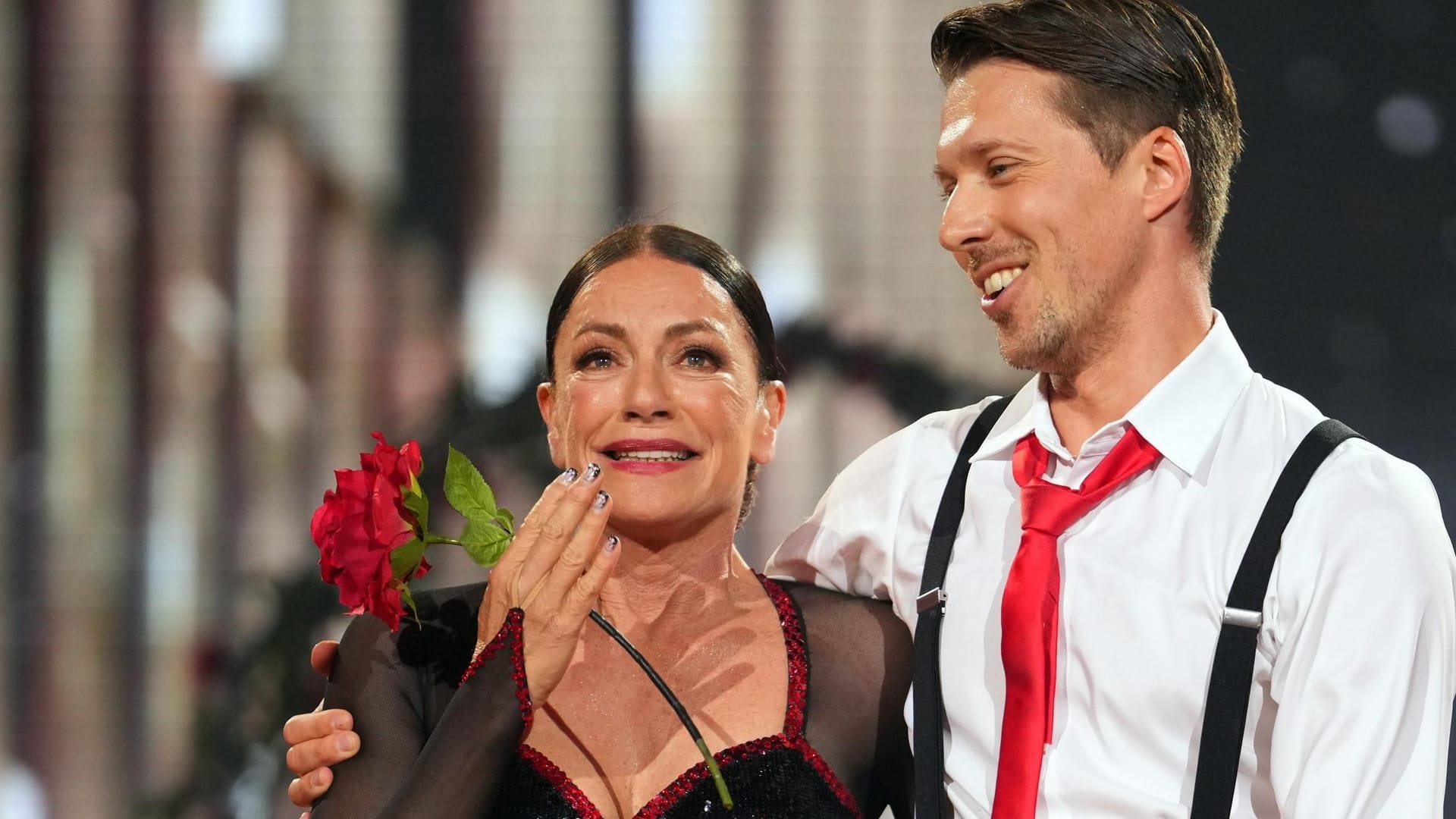 Christine Neubauer und Valentin Lusin: Sie tanzten einen Tango.