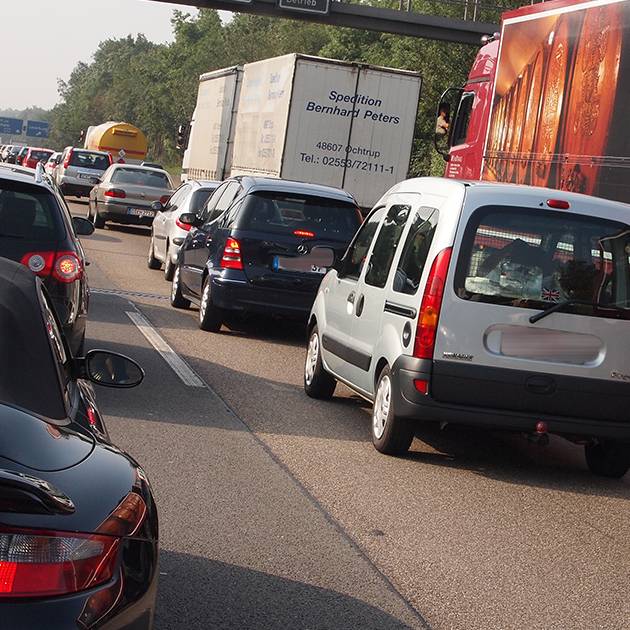 Einschränkungen auf der A59 bei Duisburg