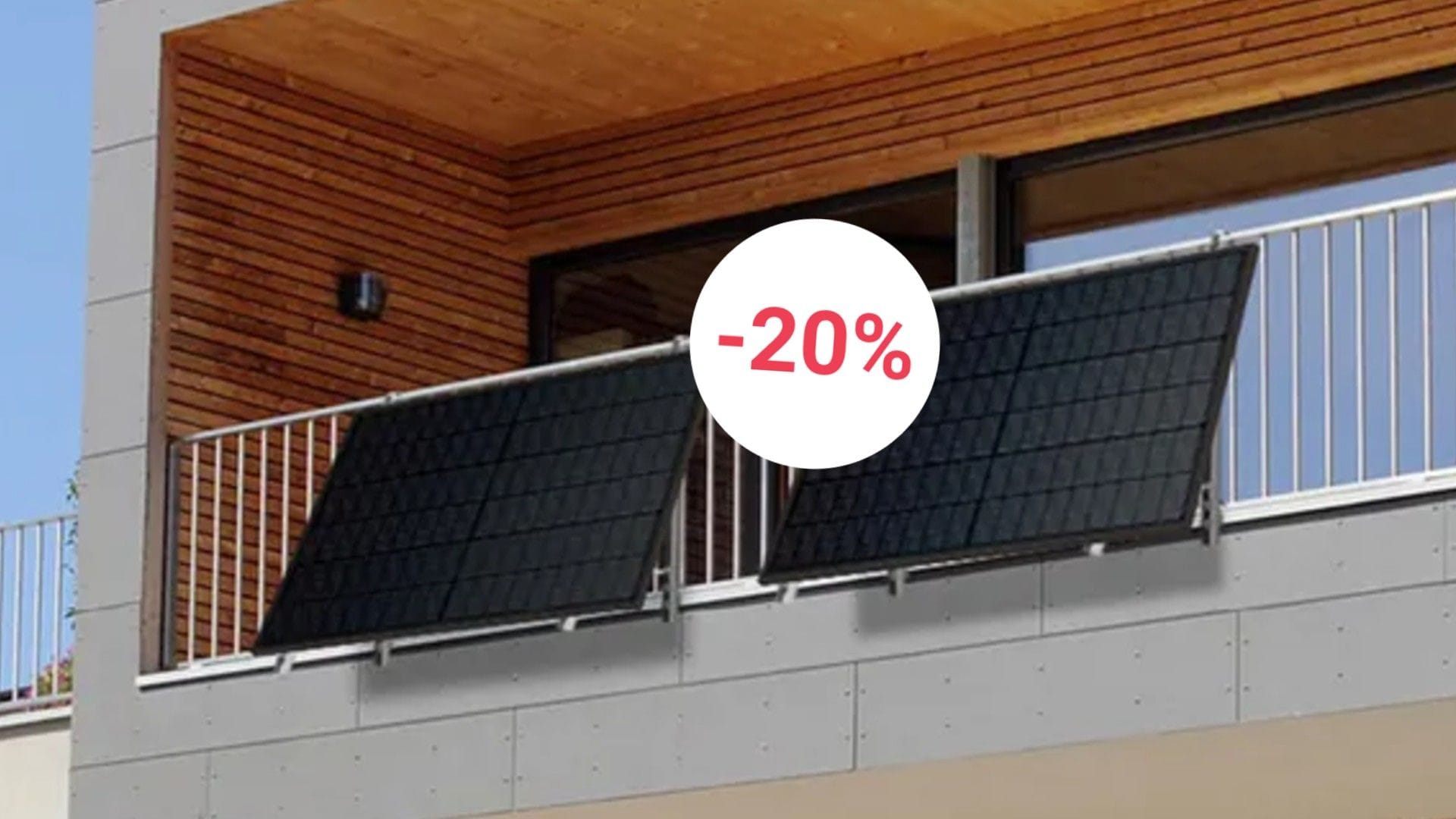 Das Balkonkraftwerk im Aldi-Deal leistet maximal 900 Watt.
