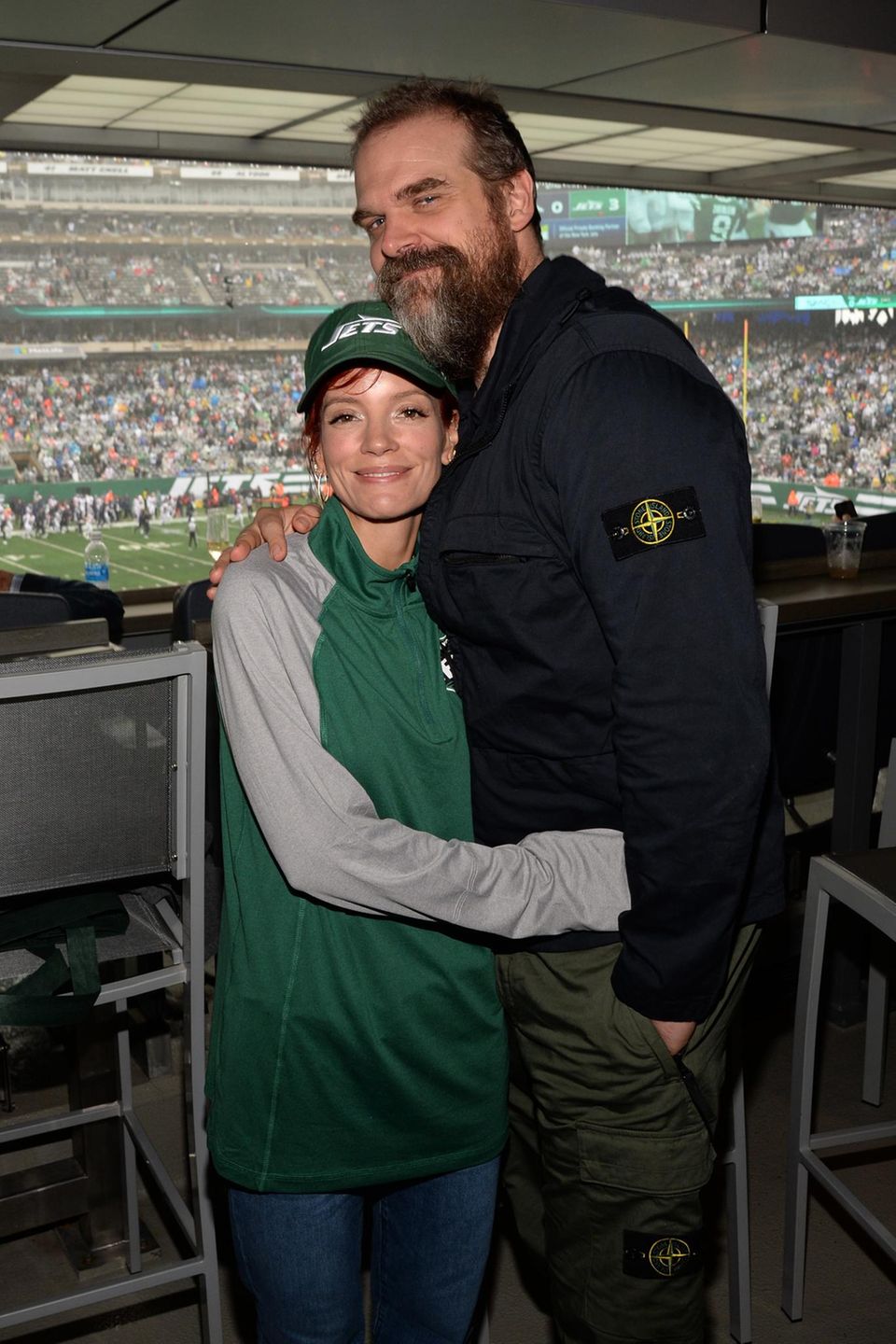 David Harbour und Lily Allen im September 2024