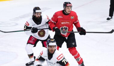 Eishockey - Deutschland siegt gegen Österreich in WM-Vorbereitung