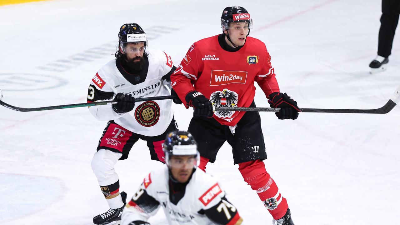 Eishockey - Deutschland siegt gegen Österreich in WM-Vorbereitung