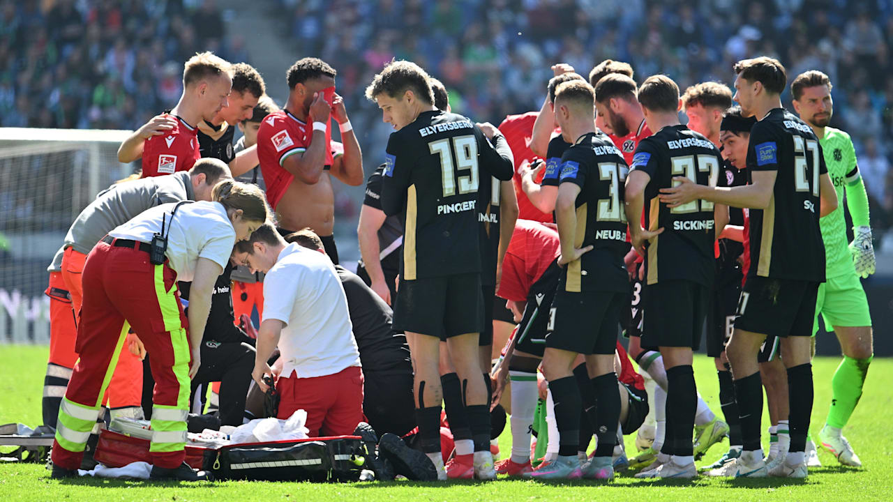 Hannover 96: 96-Star Ngankam! Horror-Verletzung in der Nachspielzeit | Sport