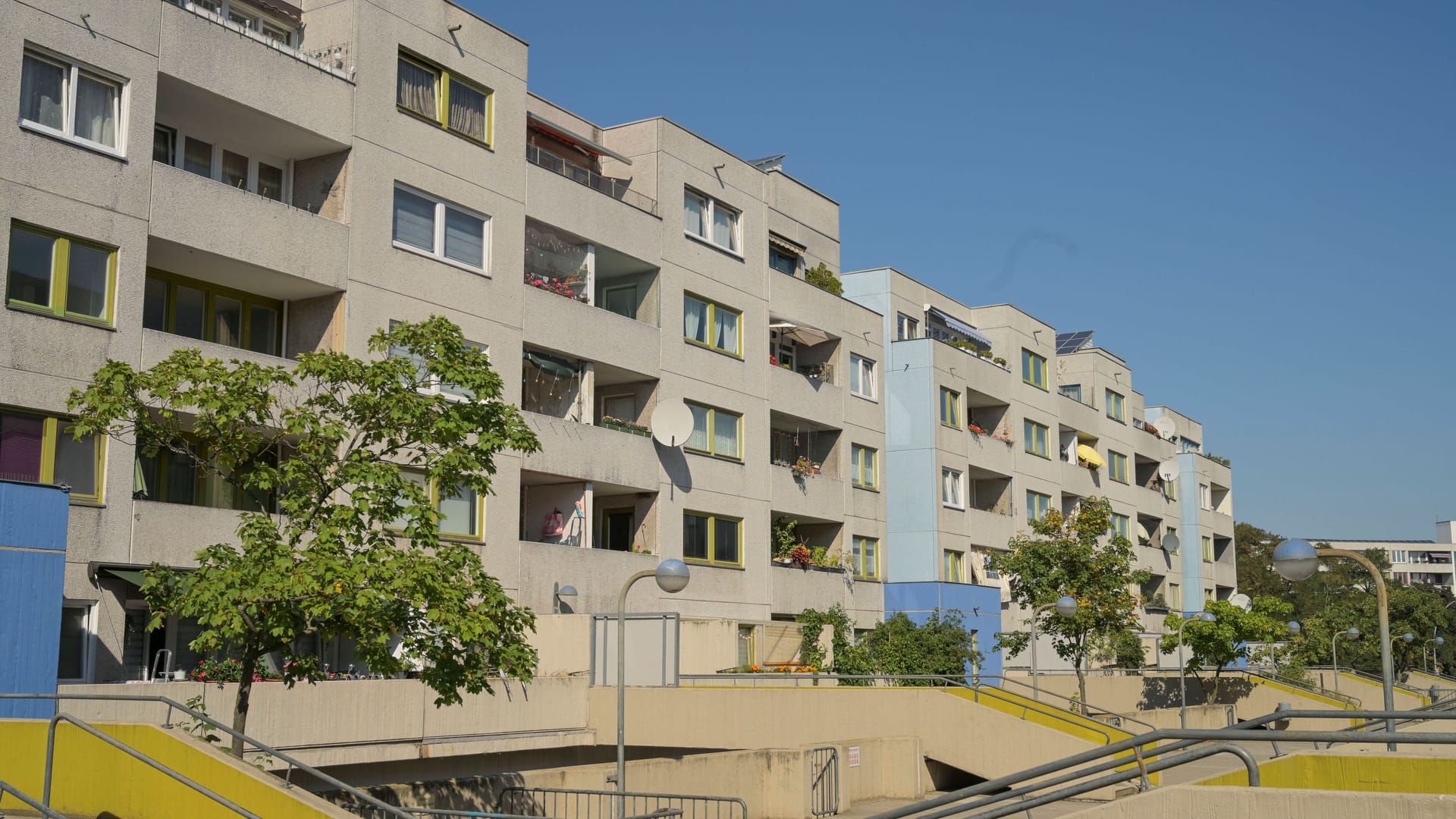Die High-Deck-Siedlung in Berlin-Neukölln (Archivbild): Viele Mieter haben jetzt Angst.