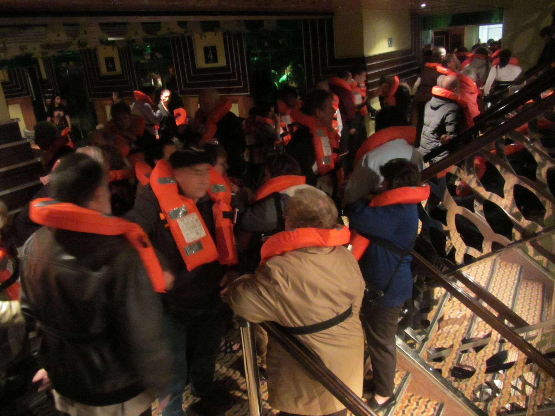 Die Rettung der Passagiere verlief chaotisch.