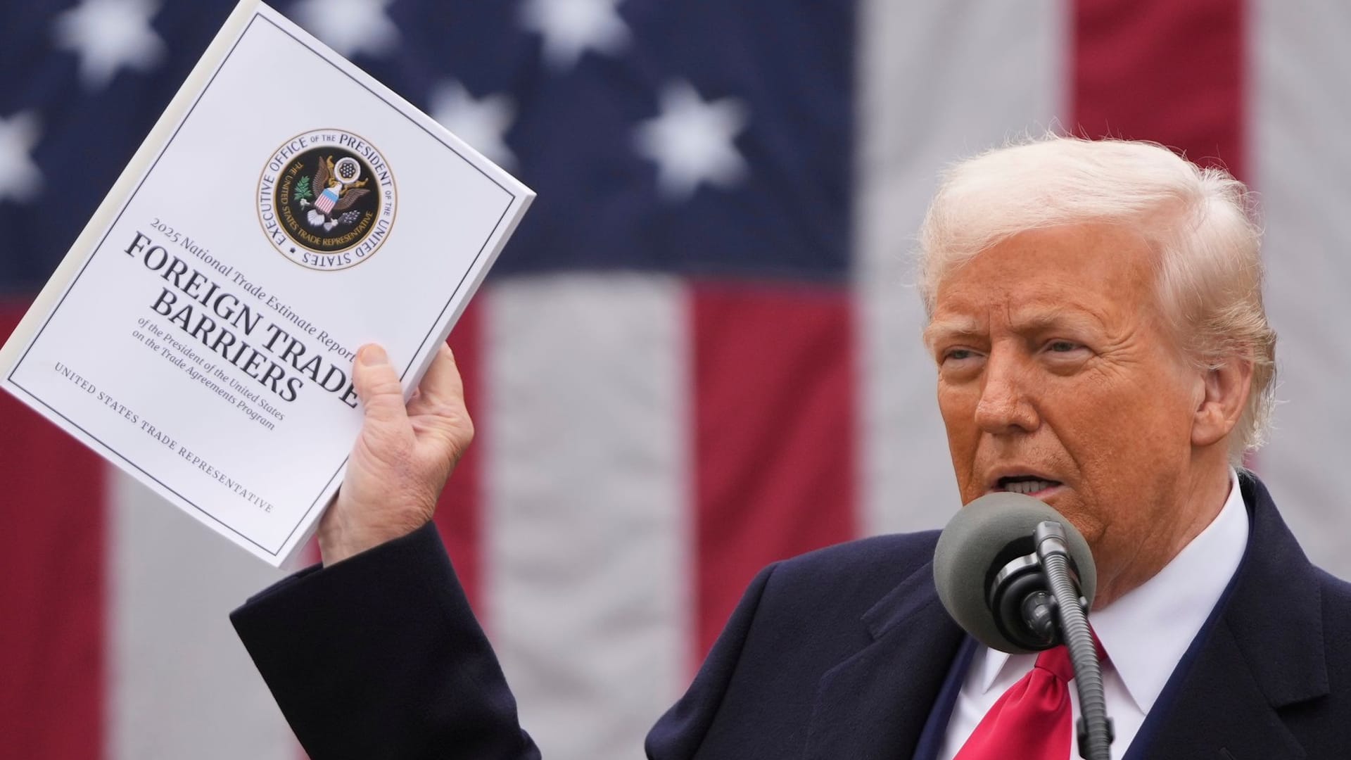 Donald Trump: Er kündigt Zölle an.
