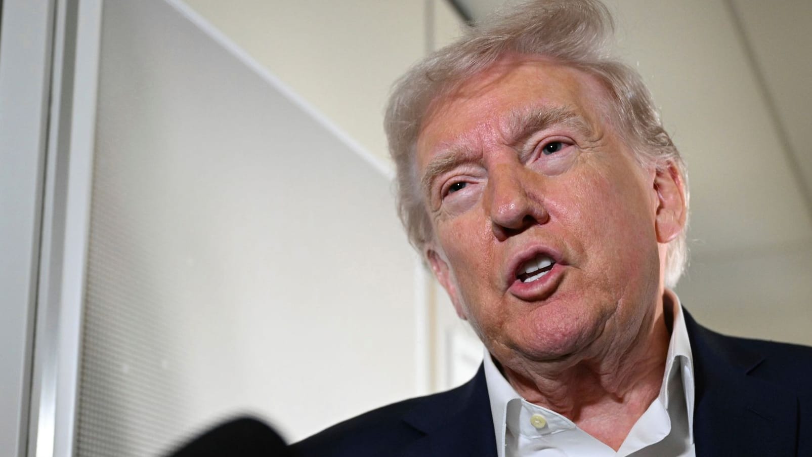Donald Trump: Er soll über seinen Gesprächspartner wenig erfreut gewesen sein.