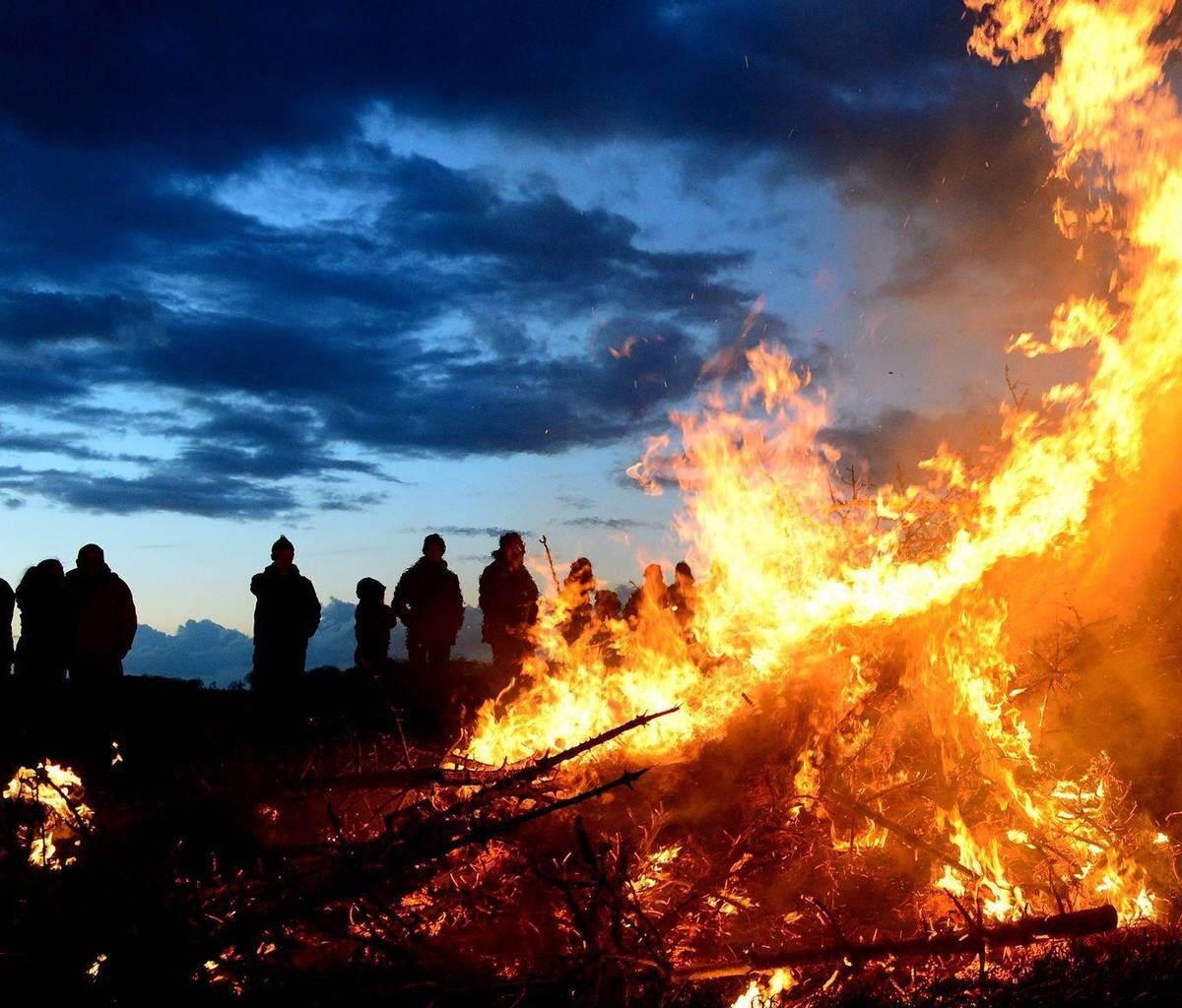 Wegen Trockenheit steht manches Osterfeuer auf der Kippe