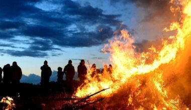 Wegen Trockenheit steht manches Osterfeuer auf der Kippe