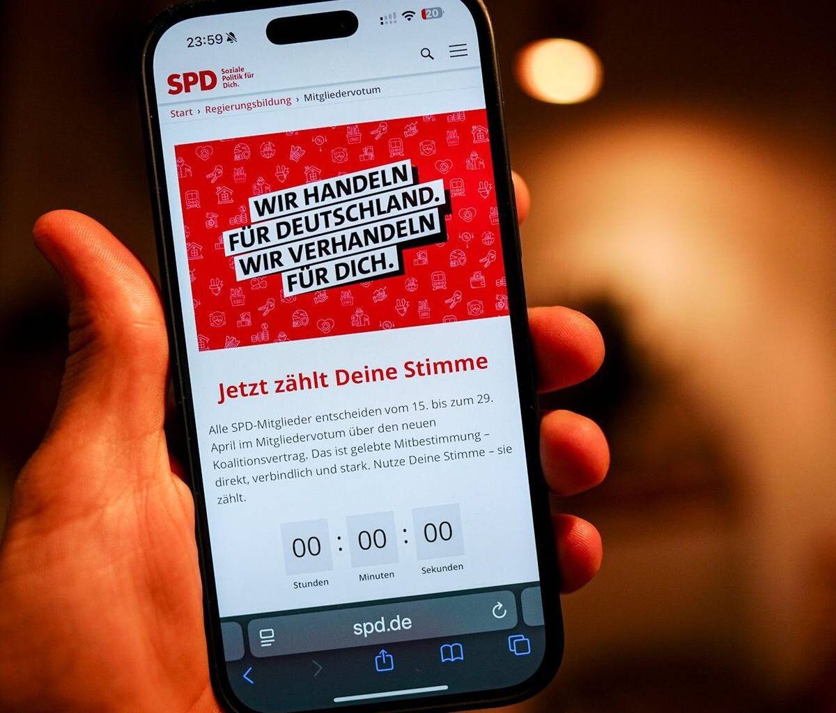 SPD-Mitglieder stimmen Koalitionsvertrag zu - Antenne Münster