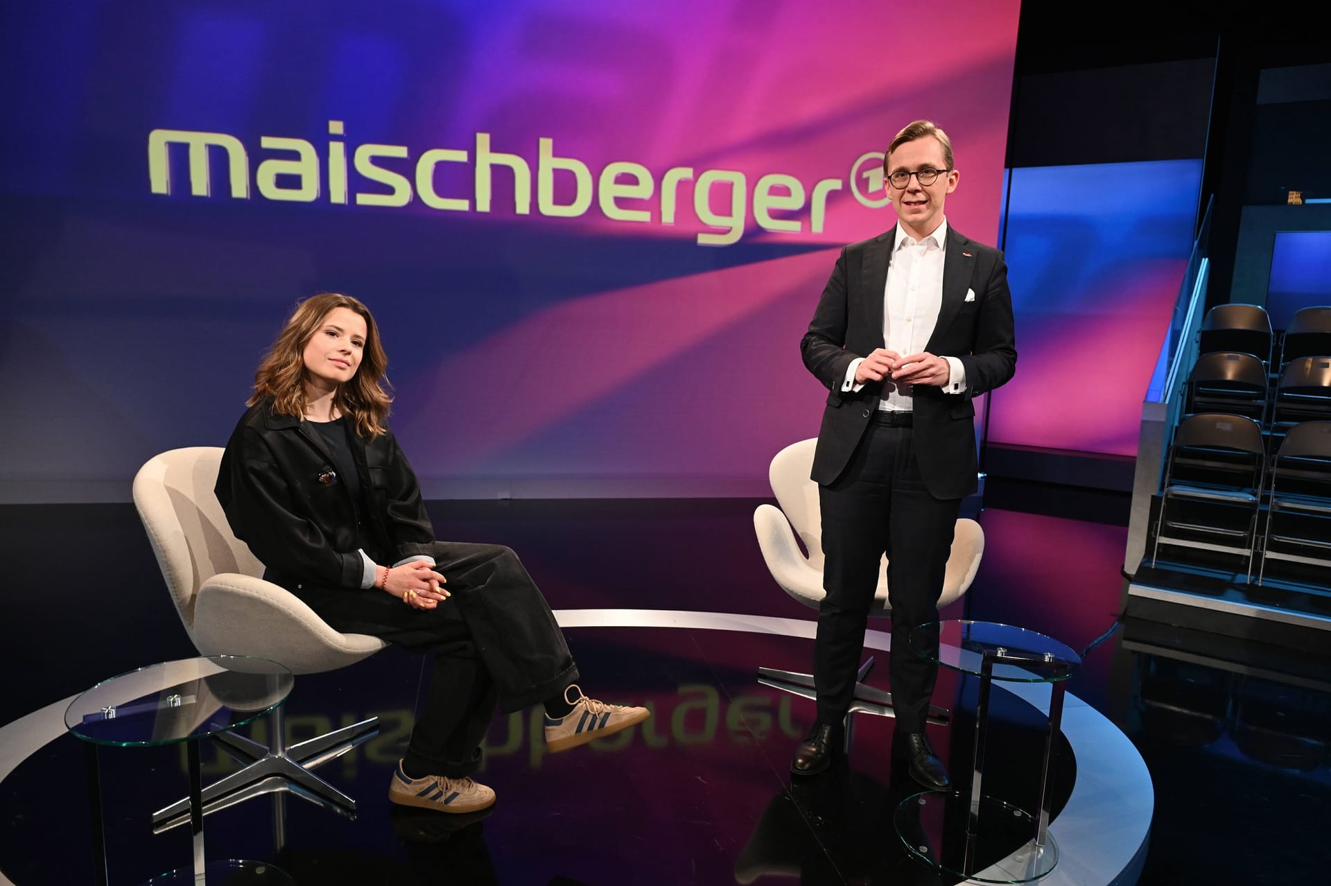 Duzen sich, sind sich aber trotzdem nicht grün: Klimaaktivistin Luisa Neubauer und CDU-Mann Amthor.