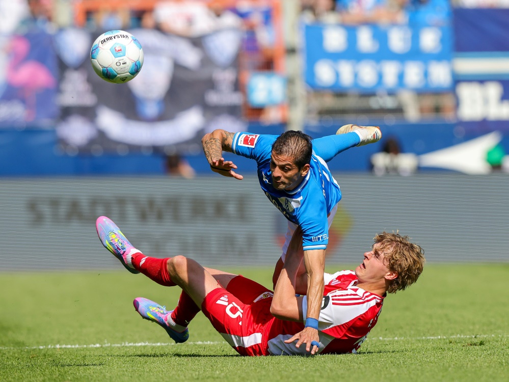 Bochum droht der Abstieg (Foto: firo Sportphoto/firo Sportphoto/SID)