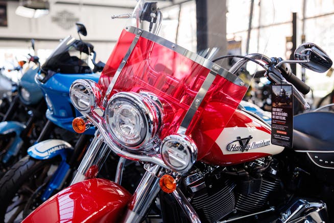 Werden jetzt teurer: Harley-Davidson-Motorräder aus den USA.