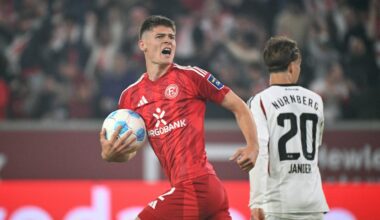 3:3 nach 0:3 - Düsseldorf mit spektakulärem Comeback gegen Nürnberg