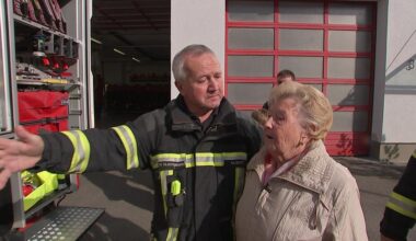 Feuerwehr Klaffenbach feiert 100-jährige Löschmeisterin