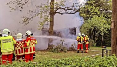 Brand in einem Bauwagen in Moritzburg gelöscht