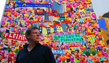 Letztes Teil des Wandgemäldes von Michael Fischer-Art wird entfernt  · Leipziger Zeitung