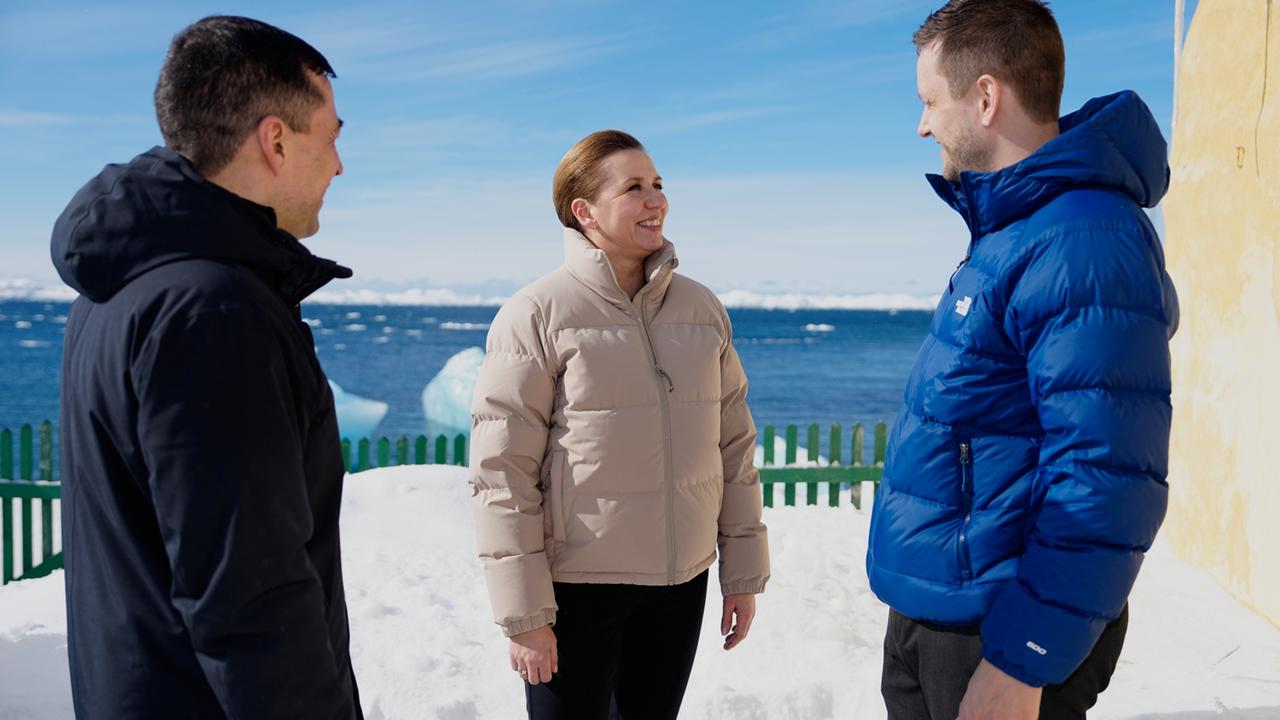 Dänische Regierungschefin bei Besuch: "Grönland gehört den Grönländern"