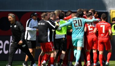 Tore durch abgefälschte Schüsse: Elversberg mit spätem Ausgleich in Paderborn