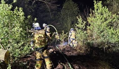 Brände in Essen - schwieriger Einsatz an einer Klippe